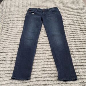 Dark wash Collin flap skinny jeans size 28
